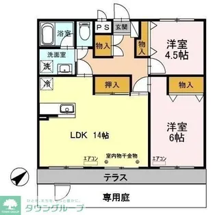 フォレストジョウエイ【1階】の間取り