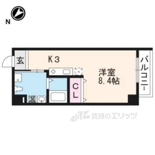 ベルセルク【1階】の間取り