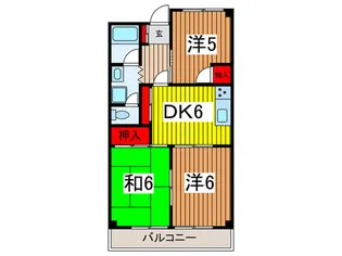 サンコ-ト浦和【4階】の間取り