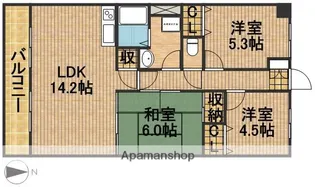 Vento484【3階】の間取り