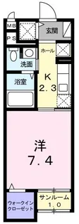 メゾン カレント【1階】の間取り