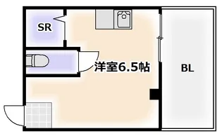 ハウス佑【1階】の間取り