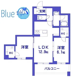 メゾンマーレ由比ヶ浜【2階】の間取り