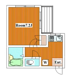 VANフラッツ【4階】の間取り