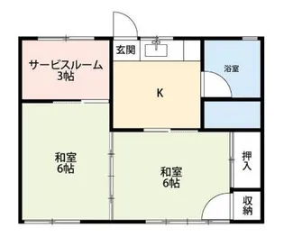酒井アパート【2階】の間取り