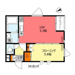 HOUSE 3040【3階】の間取り