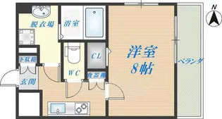 カーサセレノ2【2階】の間取り