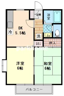 ピースフルハウス桂【1階】の間取り
