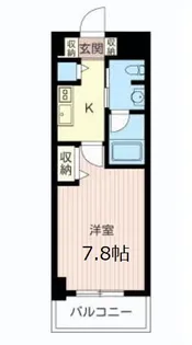 ハーヴェスト河田町【2階】の間取り