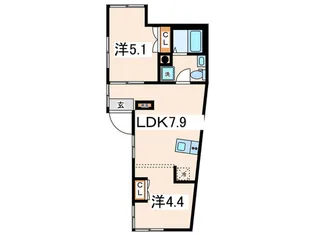 SERENO NORTH【2階】の間取り