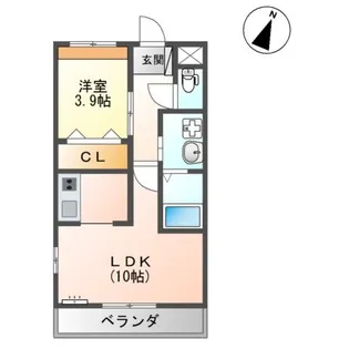 ココアンジュ【2階】の間取り