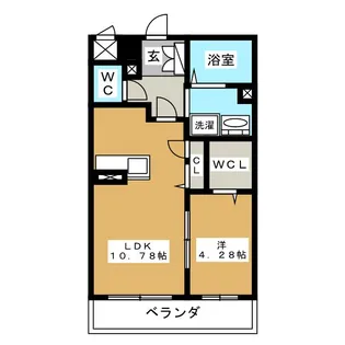 セレナヴィラ東白壁【3階】の間取り