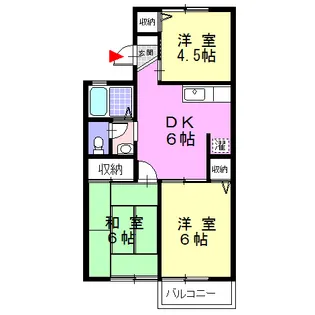 サンコーポ【1階】の間取り