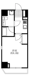 ルクシェール横濱【2階】の間取り