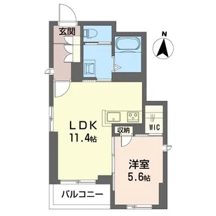 ジョイアークス横濱反町【4階】の間取り