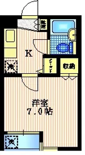 シャラコート洗足池【1階】の間取り