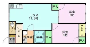 アピーズI【1階】の間取り
