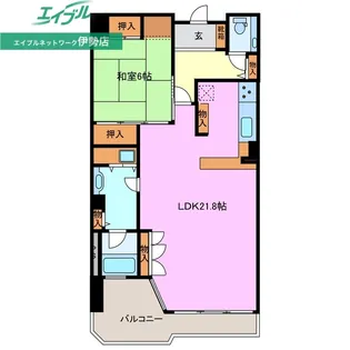 フジタ第6鳥羽マンション【3階】の間取り