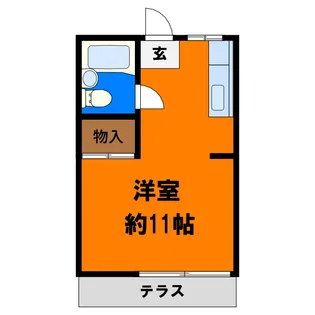 コーポグリーン【1階】の間取り