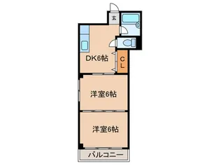 ハイツヒロ【2階】の間取り