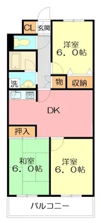 ダンデライアン鵠沼【2階】の間取り