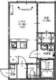 KEIAI RESIDENCE みのり台【3階】の間取り