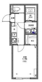 KEIAI RESIDENCE 北柏【1階】の間取り