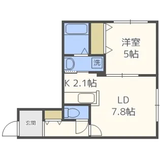 Trentadue【1階】の間取り