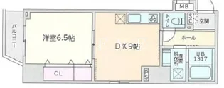 CAVE YUSHIMA【13階】の間取り