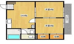 ニューシティマーガレット【1階】の間取り