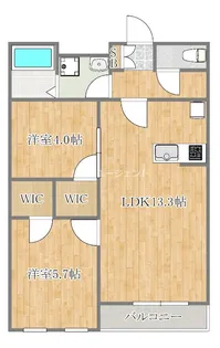 ディーシーアネックス【1階】の間取り
