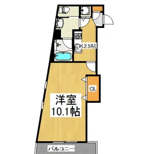 ゴールドクレスト【5階】の間取り