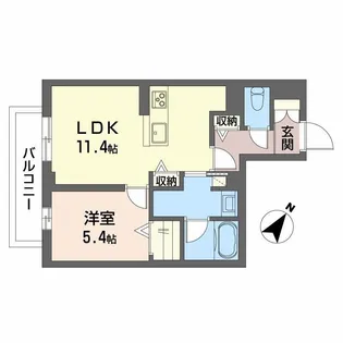 プレアデス【1階】の間取り