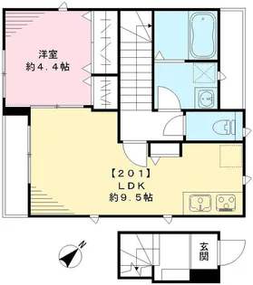 YOUR MAISON代々木【2階】の間取り