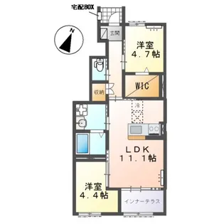 セリアージュ【1階】の間取り