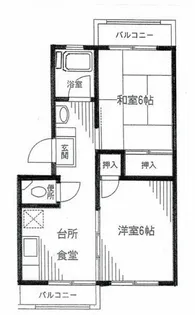 野村マンション【3階】の間取り