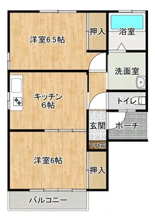 fleuve one(フルーヴ ワン)【2階】の間取り