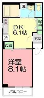グロリアス湘南【3階】の間取り
