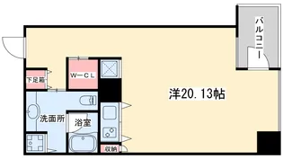 ザ・タワー大阪レジデンス【4階】の間取り