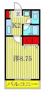 コーポ・アルチェ【1階】の間取り
