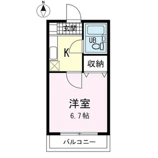 菰池パークハウス【5階】の間取り