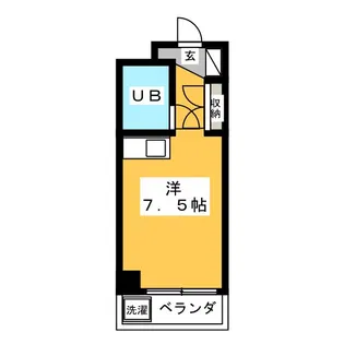 メゾンドスバル【2階】の間取り