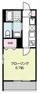 アンリ・ポアンカレ【2階】の間取り