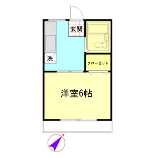 パークサイド初富【1階】の間取り