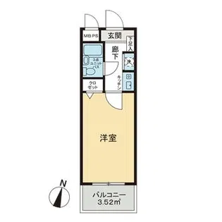 ライオンズマンション大島第2【3階】の間取り