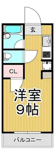 パークハイツ古田浜【1階】の間取り