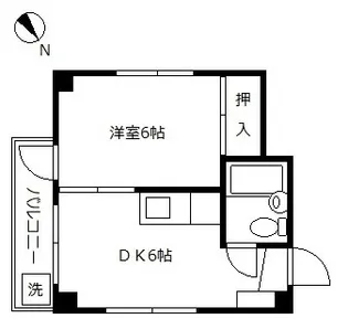 ドミール朝日【3階】の間取り