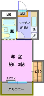 ガーディニアゴトウ【2階】の間取り