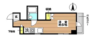東京都江東区大島2【マンション】の間取り