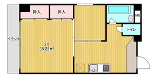 ハイムお茶の水3・4・5【5階】の間取り